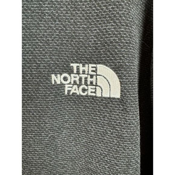 THE NORTH FACE dark gray graphite knit fleece zip mens sweater pullover XL NWOT - Picture 2 of 14